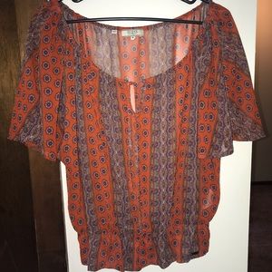 Vintage Pattern Women’s Blouse